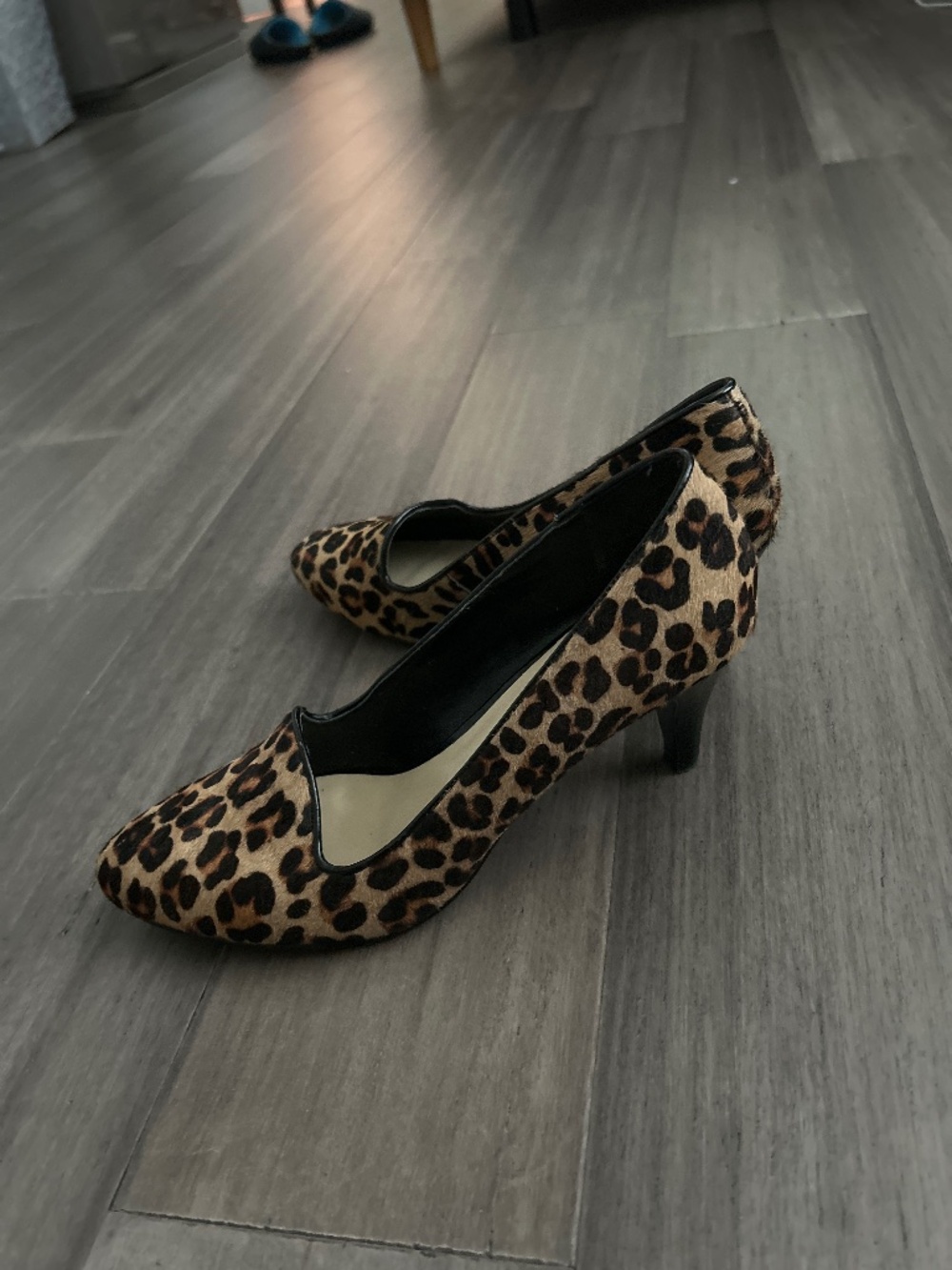 Animal print pumps